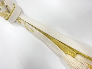 正絹　撚り房　手組帯締め